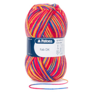 100g RASPBERRY FAB DOUBLE KNITTING YARN