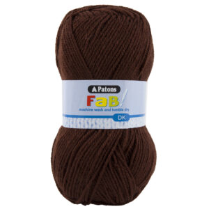 100g CHOCOLATE FAB DOUBLE KNITTING YARN
