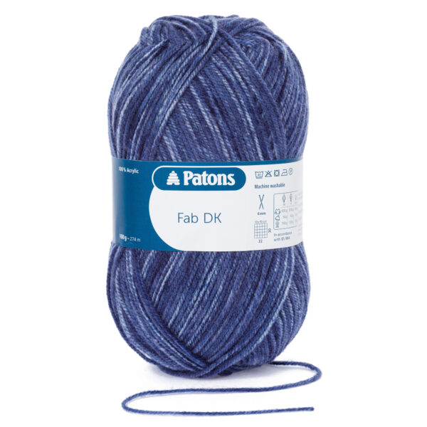 100g DENIM NAVY FAB DOUBLE KNITTING YARN