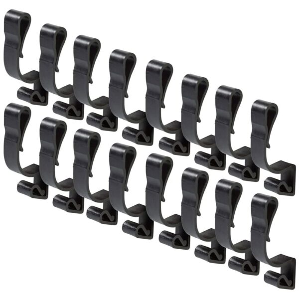 16pk BLACK GIANT GUTTER HOOKS - Image 2