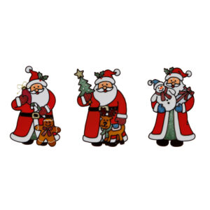 20cm LONG COAT SANTA WINDOW STICKER