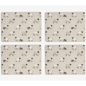 SET 4 HIGHLAND SHEEP PLACEMATS