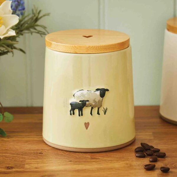 HIGHLAND SHEEP CANISTER SAGE - Image 2