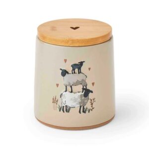 HIGHLAND SHEEP CANISTER BEIGE