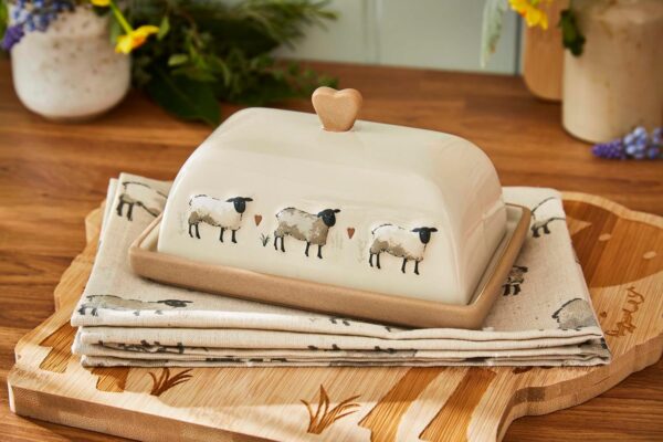 HIGHLAND SHEEP BUTTER DISH - Image 3
