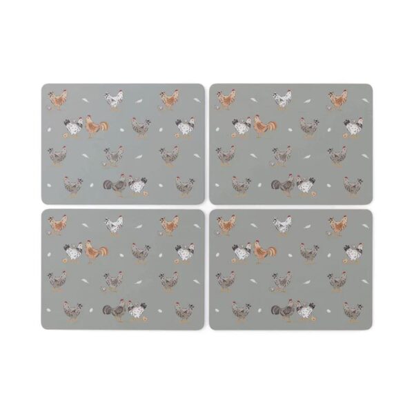 SET 4 HEN HOUSE LANE PLACEMATS