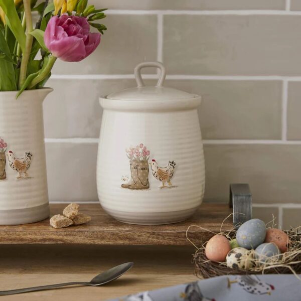 HEN HOUSE LANE CANISTER WELLIES & HENS - Image 2