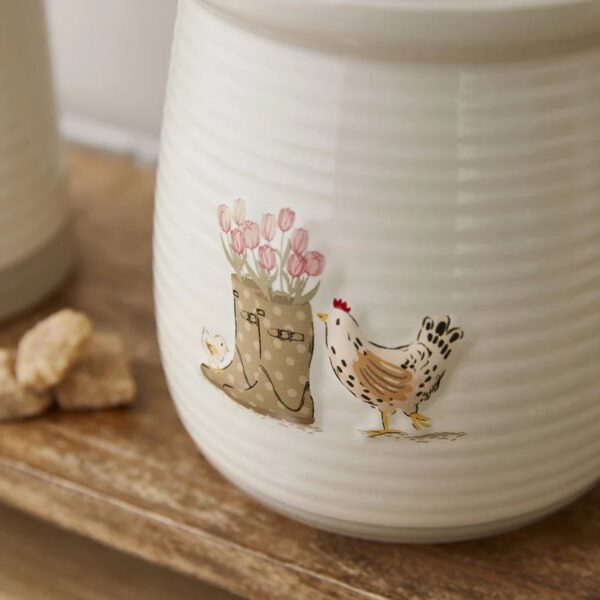 HEN HOUSE LANE CANISTER WELLIES & HENS - Image 3
