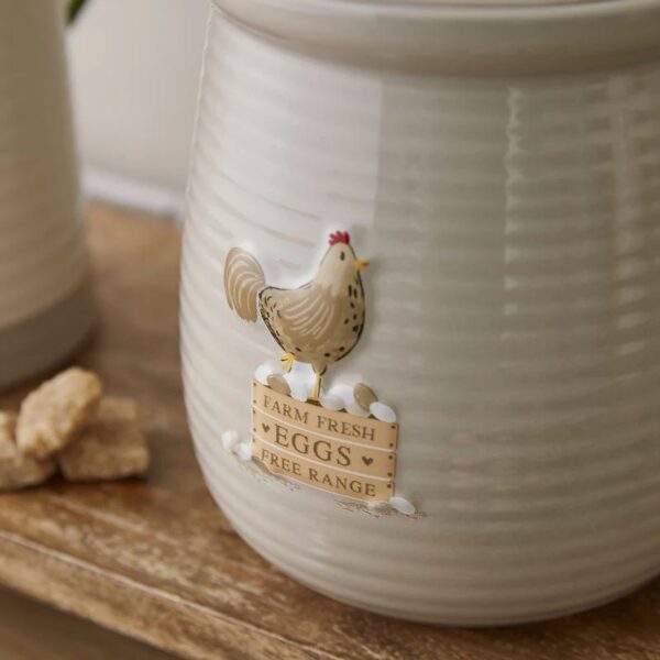 HEN HOUSE LANE CANISTER FARM FRESH EGGS - Image 2