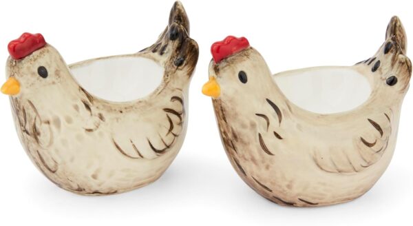 SET 2 HEN HOUSE LANE EGG CUPS
