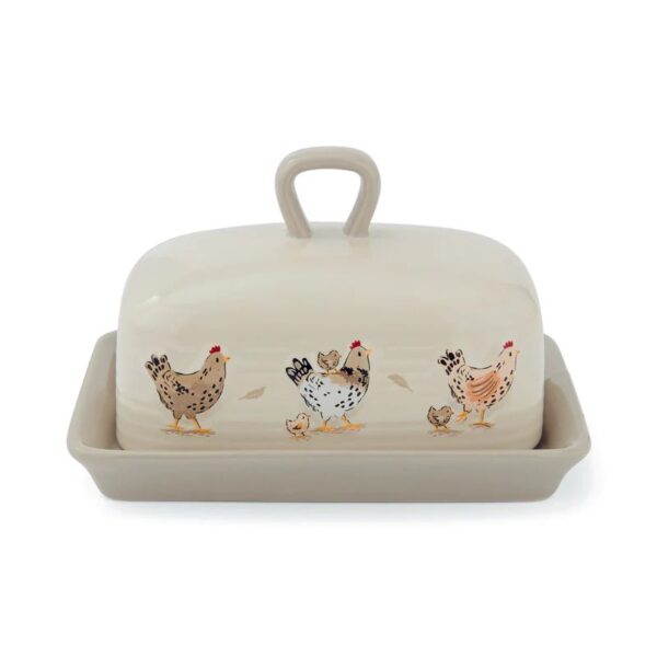 HEN HOUSE LANE BUTTER DISH