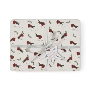 SET 4 XMAS ROBIN RETREAT PLACEMATS