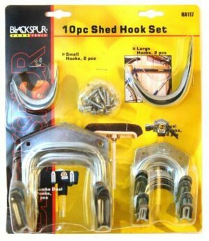 10pk SHED HOOK SET