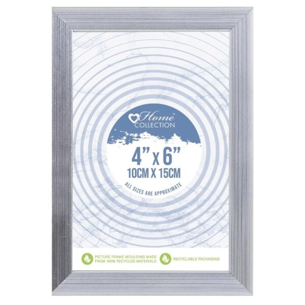 4x6 CAMBRIDGE SILVER P/FRAME