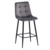 BELLA GREY COUNTER STOOL