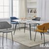 BLAKE NAVY DINING CHAIR - Image 4