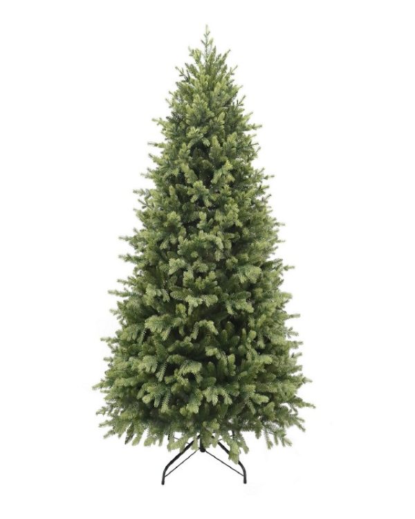 6.5ft SLIM BELMONT PE/PVC XMAS TREE