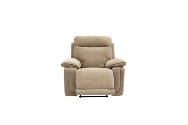 CADENZA E/RECLINING ARMCHAIR - CAMEL FABRIC - Image 2