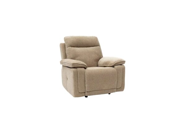 CADENZA E/RECLINING ARMCHAIR - CAMEL FABRIC - Image 3