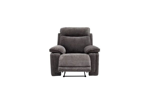 CADENZA E/RECLINING ARMCHAIR - CHARCOAL FABRIC - Image 2