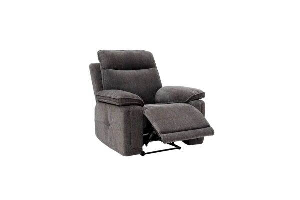 CADENZA E/RECLINING ARMCHAIR - CHARCOAL FABRIC - Image 3