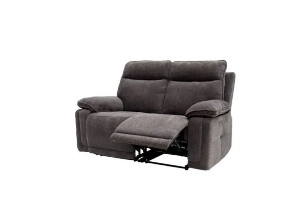CADENZA 2 SEATER E/RECLINING SOFA - CHARCOAL FABRIC - Image 2