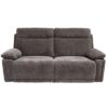 CADENZA 3 SEATER E/RECLINING SOFA - CHARCOAL FABRIC