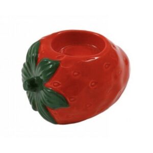 10.5cm STRAWBERRY T/LIGHT HOLDER