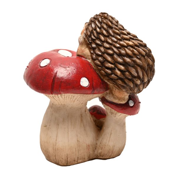 HEDGEHOG RESTING ON MUSHROOM O/MENT - Image 2