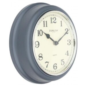 10in GREY WALL CLOCK
