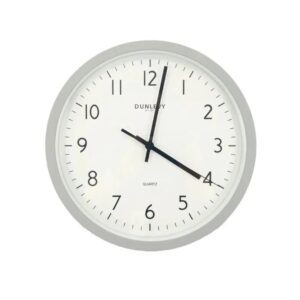 LIGHT GREY WALL CLOCK