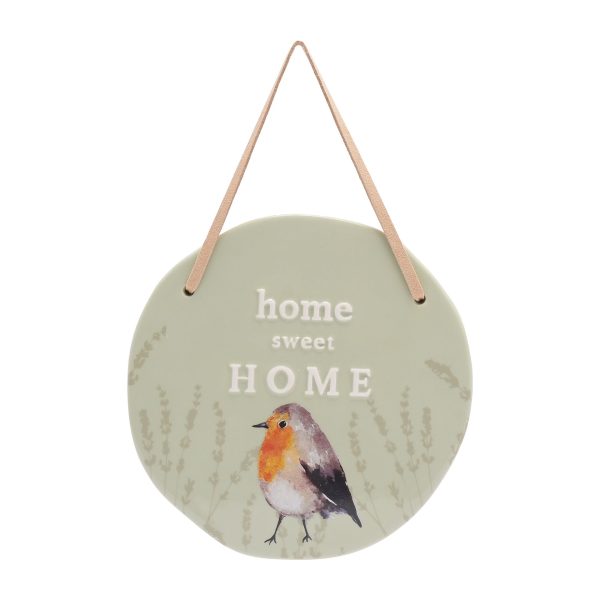 ROBIN HOME SWEET HOME PLAQUE