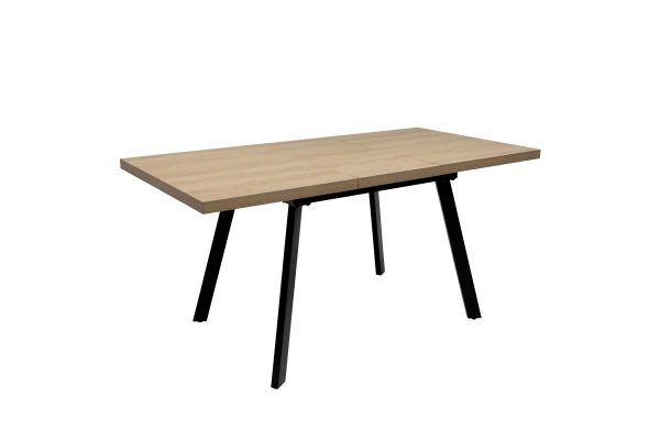 DALTON 1.2m EXT DINING TABLE - LT OAK - Image 4