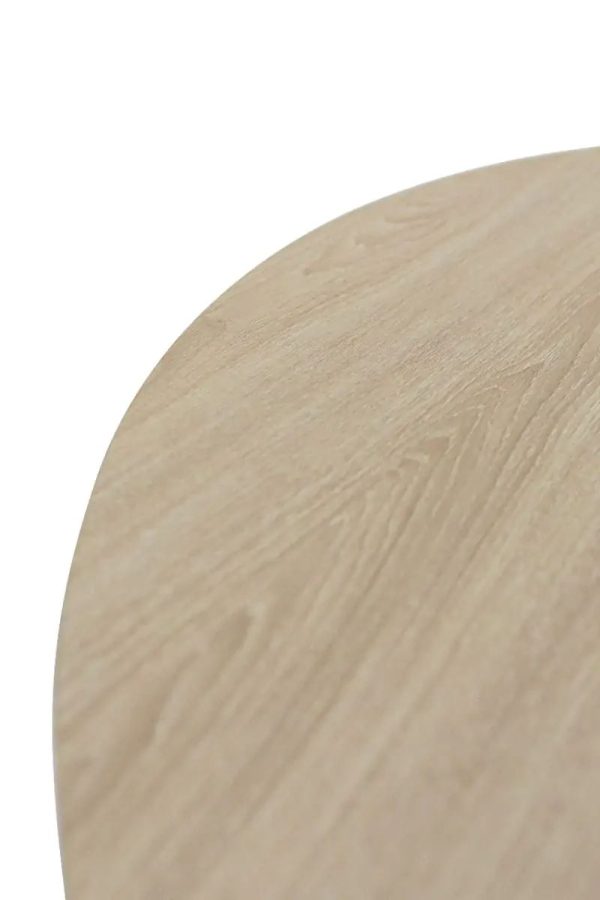 DALTON 1.2m ROUND DINING TABLE - LT OAK - Image 3