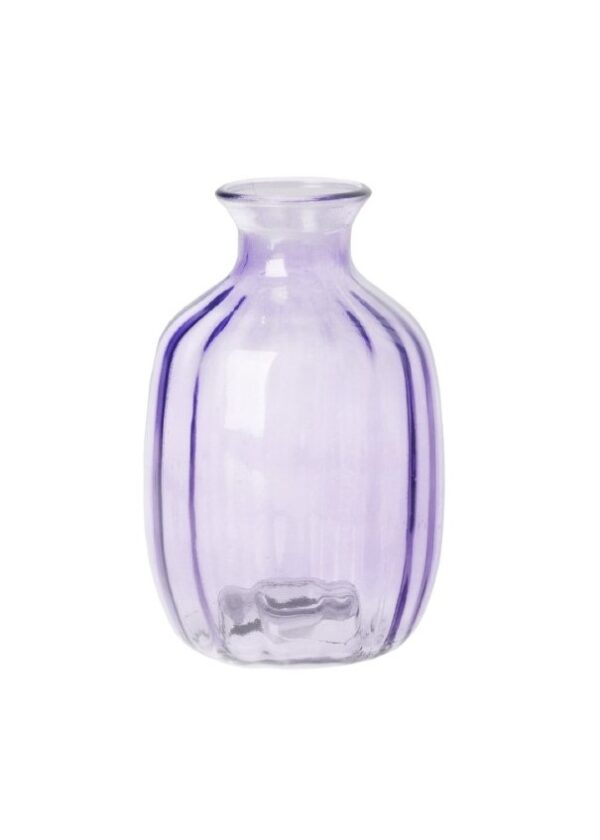 LILAC GLASS VASE 14x14x21cm