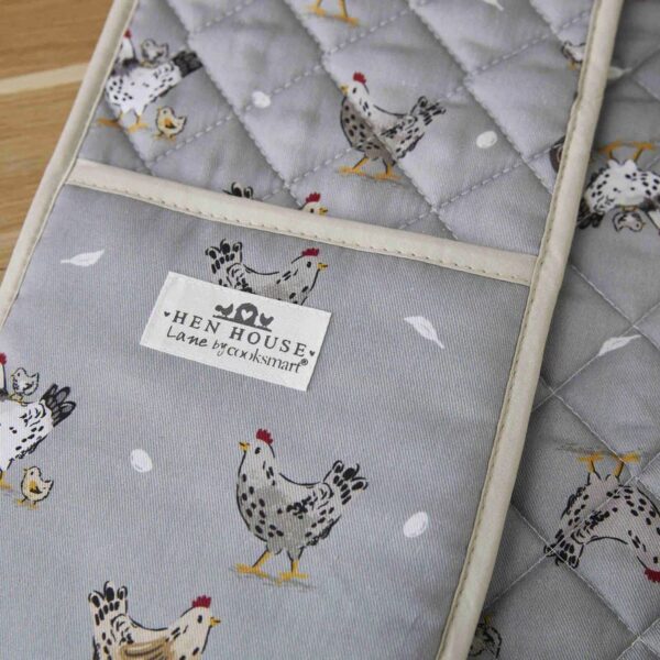 HEN HOUSE LANE DOUBLE OVEN GLOVE - Image 3