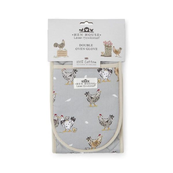 HEN HOUSE LANE DOUBLE OVEN GLOVE - Image 4