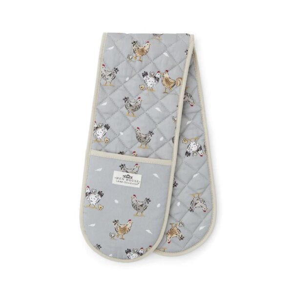 HEN HOUSE LANE DOUBLE OVEN GLOVE