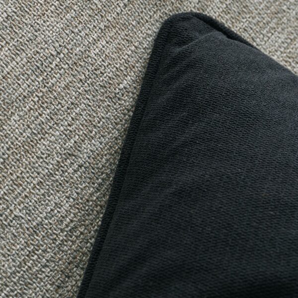 45cm WILSON VELVET BLACK CUSHION - Image 2