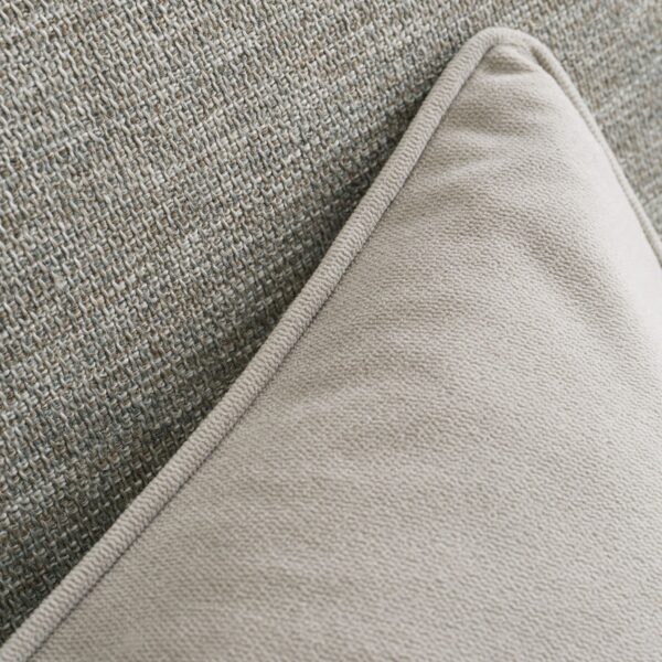 45cm WILSON VELVET GREY CUSHION - Image 2