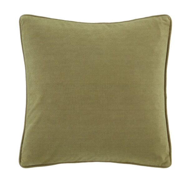 45cm WILSON VELVET OLIVE CUSHION - Image 3