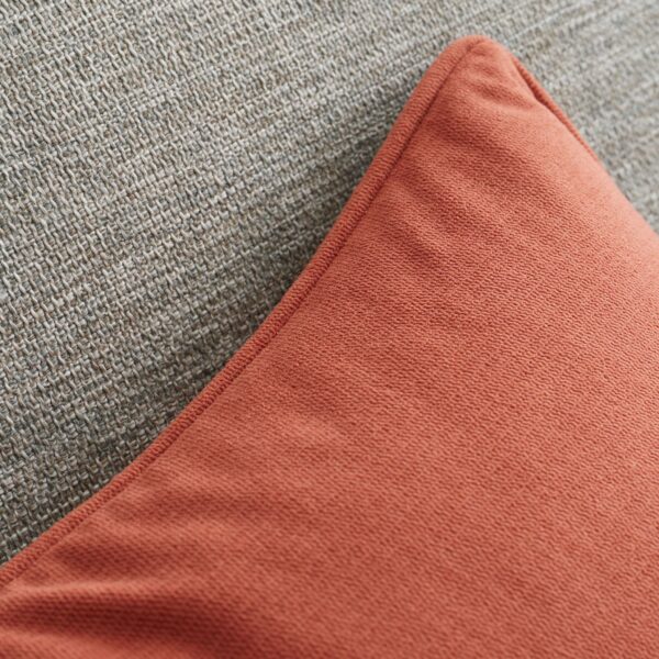 45cm WILSON VELVET TERRACOTA CUSHION - Image 2