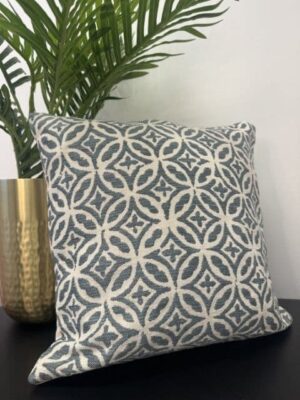 43cm TEAL ATLAS CUSHION