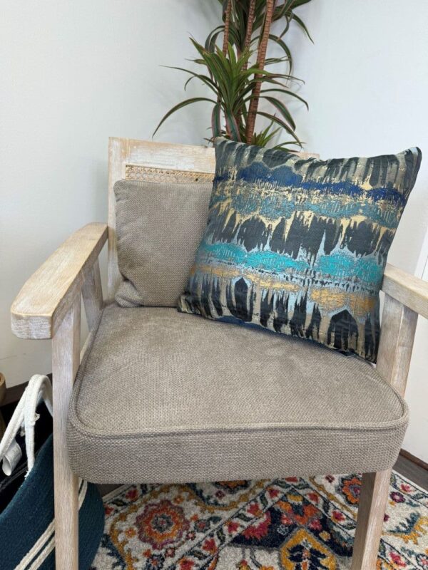 43cm TEAL INCA CUSHION
