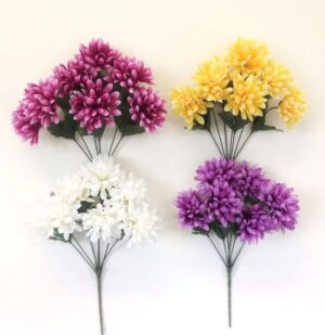 CRYSANTHEMUM BLOCK BUNCH - 4 ASST