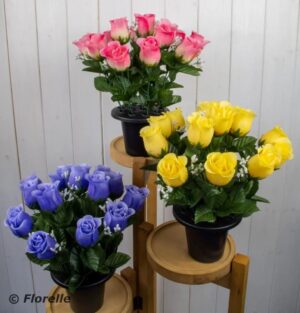 ROSEBUD GRAVE POT