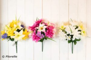 DAHLIA / LILY BUNCH - 3 ASST