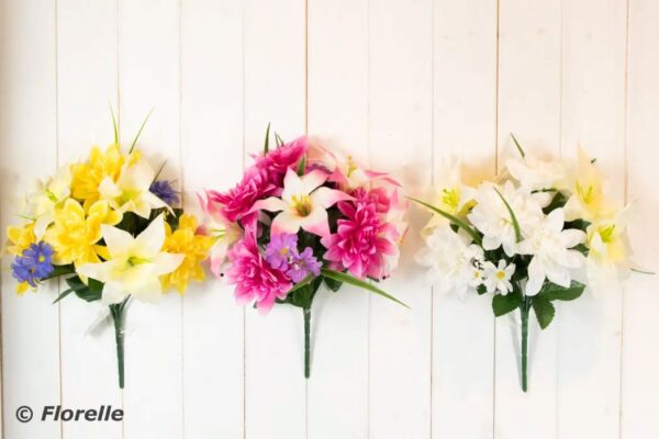 DAHLIA / LILY BUNCH - 3 ASST