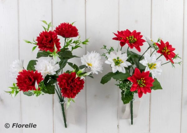 MINI POINSETTIA & XMAS MUM BUNCH