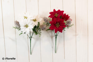 POINSETTIA CONE EUCAPYPTUS BUNCH